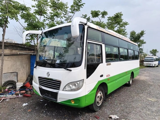 Ônibus usado do curso 2016 mão Dongfeng EQ6731 da porta LHD/RHD ò dos assentos do motor 130hp 29 de Yuchai dos cilindros do ano 4 única