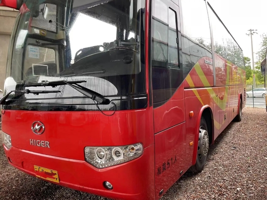 a cor vermelha dos òs assentos de Middle Passenger Door 51 do treinador da mão 10,5 medidores de motor de Yuchai usou um ônibus mais alto KLQ6109