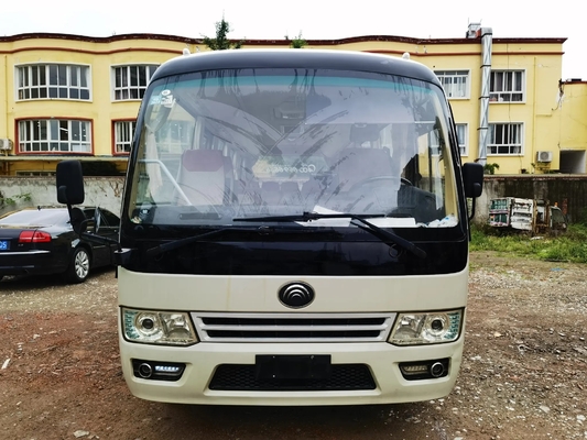 Minibus usado de 16 Seater 2016 ônibus ZK6729D de Yutong da mão da janela de deslizamento LHD/RHD dos assentos de Front Engine 19 do ano ò