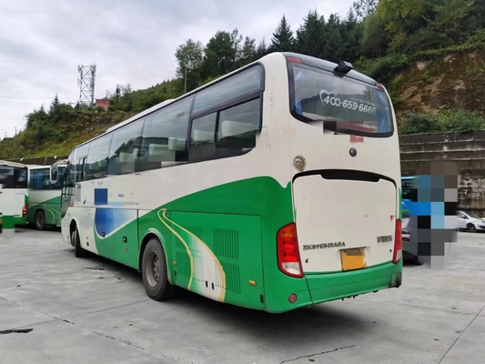 Ônibus usado ZK6110 LHD/RHD de Yutong da mão do motor 310hp ò de Yuchai da suspensão da bolsa a ar do EURO IV dos assentos do treinador 43 do ônibus