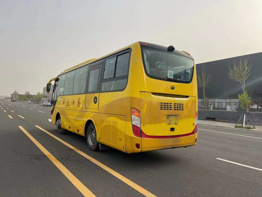 Os treinadores de motor usados 35 assentos transporte interurbano da porta do passageiro de um Singl de 2015 anos usaram o ônibus ZK 6808 de Youngtong