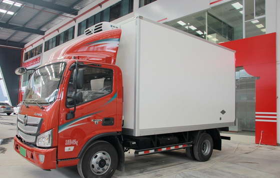 Caminhões usados a diesel 4×2 modo de condução Caminhão refrigerado Foton 143hp