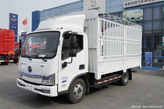 Veículos de Nova Energia Cabos 1,2 toneladas Carregamento Foton Fence Truck Pure Electric