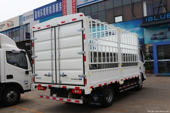 Veículos de Nova Energia Cabos 1,2 toneladas Carregamento Foton Fence Truck Pure Electric