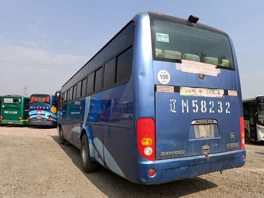 ZK6102D Autobuses Yutong pré-propriedade Janela deslizante 43 lugares Largo compartimento de bagagem