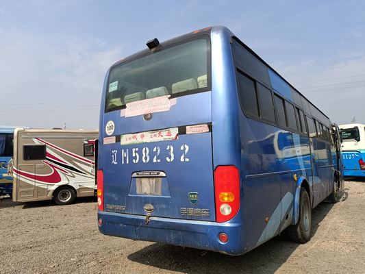 ZK6102D Autobuses Yutong pré-propriedade Janela deslizante 43 lugares Largo compartimento de bagagem