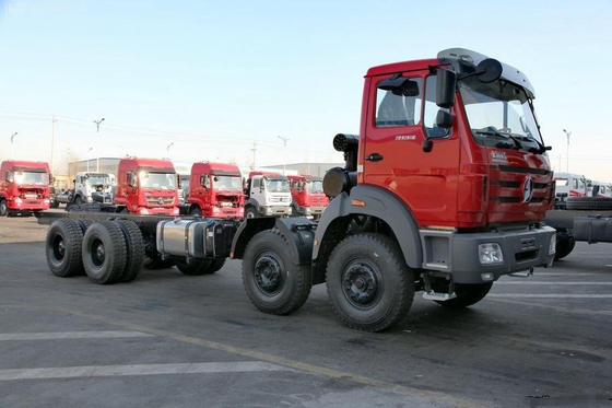 Beiben caminhões de carga usados 8 * 4 modo de condução 240hp Weichai motor de trabalho pesado