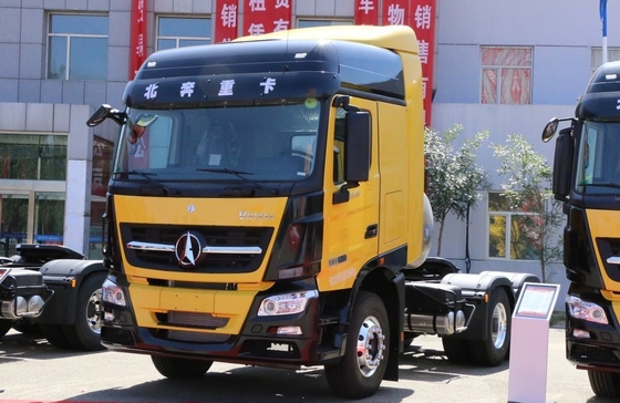GNL Weichai Motor 460hp camiões de transporte usados Beiben Trator Cavalo 6x4 EURO 6