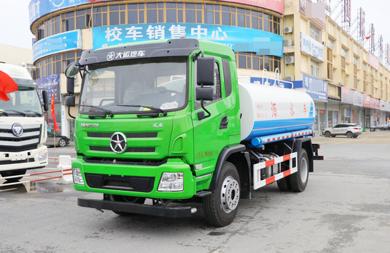 Caminhão-tanque de água 10000 litros Modo de condução 4×2 de eixo único Dayun Sprinkler Yuchai Motor