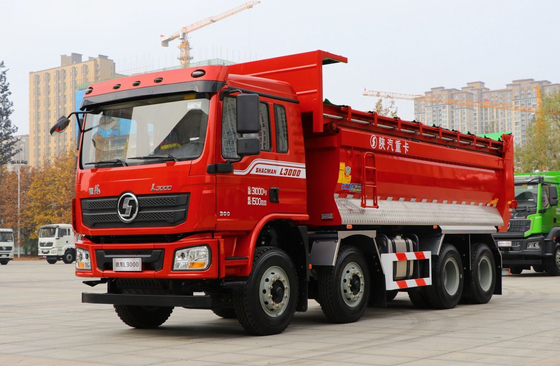 50 toneladas camiões de lixo para venda 8 × 4 Shacman L3000 rápida 10 velocidades de transmissão manual 300 hp