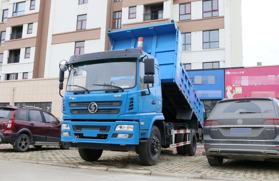 Venda de camiões de descarga de 6 rodas 4×2 Pequeno carregador Shcman X6 Single Alxe Carregamento 5 toneladas 160hp
