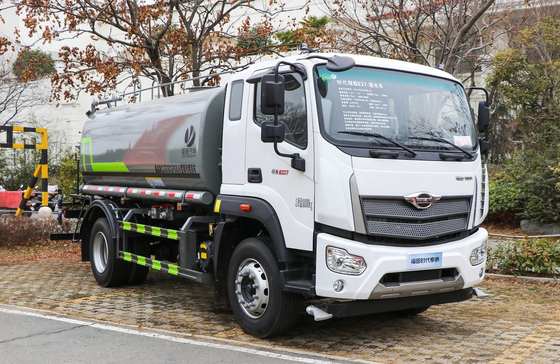 4x2 caminhão de borrifos de água de cabina única e meia marca chinesa Foton 11,5m3 Capacidade de tanque