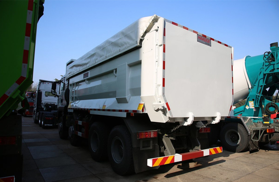 Caminhão de descarga para caminhão de sinos Sitrak Carregamento de 40 toneladas 8*4 Caixa de tipo U de cor branca