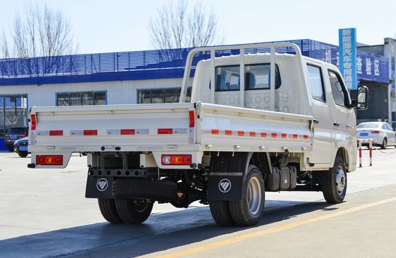 Usado Mini Cargo Truck Motor de gasolina 122hp Branco Cor Direção à mão esquerda Carregamento 3 toneladas LHD