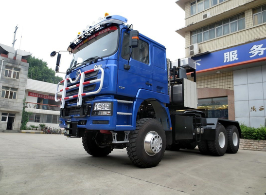 Tractor Trucks Usados 6 * 6 Full Drive Shacman Prime Mover Cummins 600hp Motor com 10 pneus