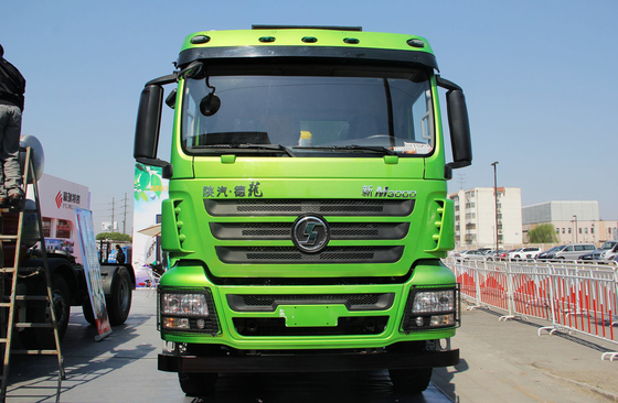 Carrinho de descarga de pedreira para venda Shacman 6 * 4 Diesel e GNL híbrido Tipper China caminhão 336hp