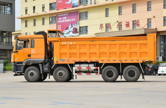 Shacman 8*4 camião de descarga de 40 toneladas usado para transporte rodoviário M3000 12 pneus caixa de velocidades rápida
