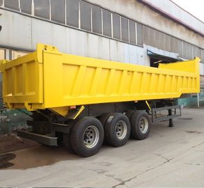 3 eixos usaram os reboques do caminhão, reboque usado do caminhão basculante com carga útil de 45 toneladas