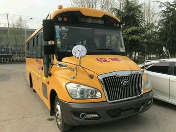 O diesel de LHD modela a escola Van da segunda mão, ônibus escolares pequenos usados com 37 assentos