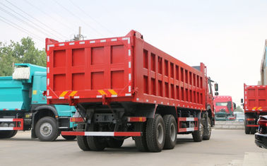 HOWO 371HP 8 x 4 usou o caminhão basculante, caminhões de caminhão basculante resistentes da segunda mão
