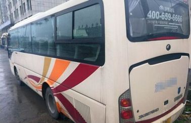 O manual 38 Yutong usado assentos transporta o ônibus de turista da mão de ZK6879HAA segundo