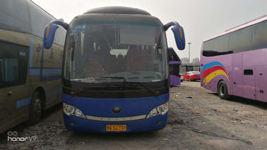 Os assentos luxuosos azuis usaram ônibus 39 Seaters de Yutong motor diesel de um Yuchai de 2010 anos