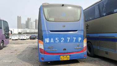 Os assentos luxuosos azuis usaram ônibus 39 Seaters de Yutong motor diesel de um Yuchai de 2010 anos