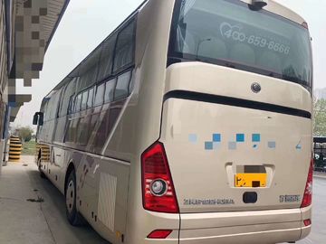 Ônibus usado Yutong da pousa-copos do motor LHD de YC diesel 55 Seat de 2015 anos 12 medidores
