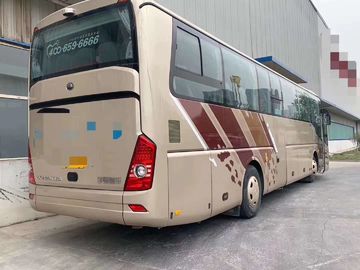 Ônibus usado Yutong da pousa-copos do motor LHD de YC diesel 55 Seat de 2015 anos 12 medidores