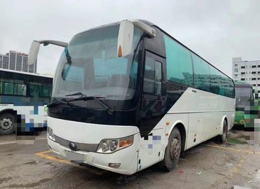 2013 anos Yutong usado diesel transportam 58 a cor do branco de Zk 6110 dos assentos