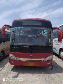 O diesel vermelho Yutong usado LHD transporta 68 assentos com transmissão manual