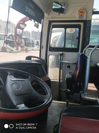 O diesel vermelho Yutong usado LHD transporta 68 assentos com transmissão manual