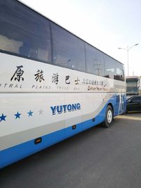 Movimentação usada Yutong da mão esquerda do motor diesel do ônibus da pousa-copos dos assentos 6122HQ9A 51 com A/C