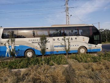 Movimentação usada Yutong da mão esquerda do motor diesel do ônibus da pousa-copos dos assentos 6122HQ9A 51 com A/C