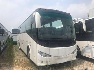 Modo usado diesel da movimentação de Seat RHD do branco 50 do tipo de Shenlong do ônibus do treinador 2018 anos