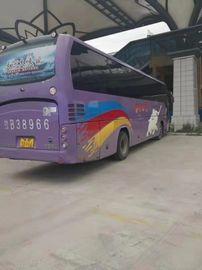 Yutong usou o motor forte diesel máximo da velocidade 100km/H da cor roxa dos assentos do ônibus 51 do treinador
