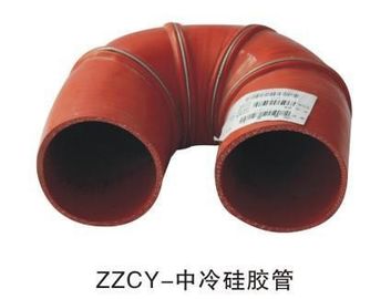 Tubo do silicone de Intercooled da cor vermelha dos acessórios do ônibus do tamanho padrão para Yutong
