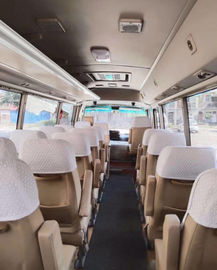 Ônibus usado 2016 anos Cummins Engine da pousa-copos 27 assentos com freio de ar e o tronco de naufrágio