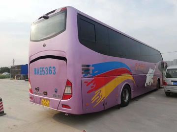Ônibus de turista de Yutong da mão YC6L330-20 segundo 2011 motor ZK6127 do cilindro dos assentos 6 do ano 55