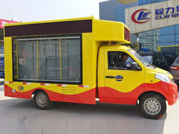 caminhão de anúncio conduzido móvel do veículo do objetivo especial de 4X2 SPV mini 2 toneladas de certificação do ISO