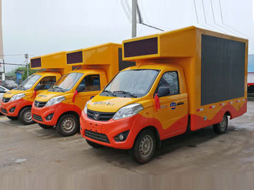 caminhão de anúncio conduzido móvel do veículo do objetivo especial de 4X2 SPV mini 2 toneladas de certificação do ISO