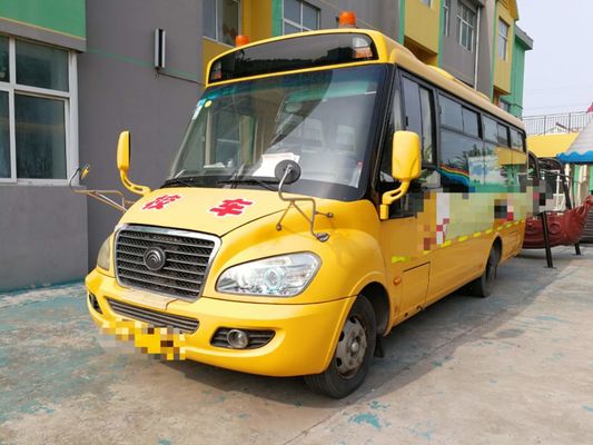 o motor 95kw diesel 2017 escola usada do ônibus de Yutong do ano 36 assentos usou o padrão do Euro III do ônibus