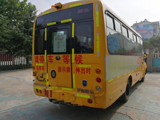 o motor 95kw diesel 2017 escola usada do ônibus de Yutong do ano 36 assentos usou o padrão do Euro III do ônibus