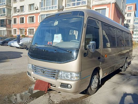 Tipo usado gasolina de MIni Bus Toyota do ônibus da pousa-copos de 2013 assentos de Toyota 30 do ano