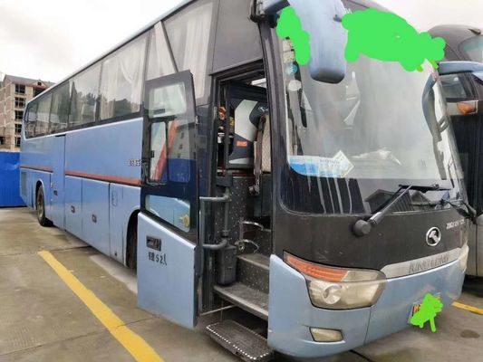 Portas dobro usadas 233kw diesel da C.A. de Bus With do treinador dos assentos do motor 53 de Kinglong RHD