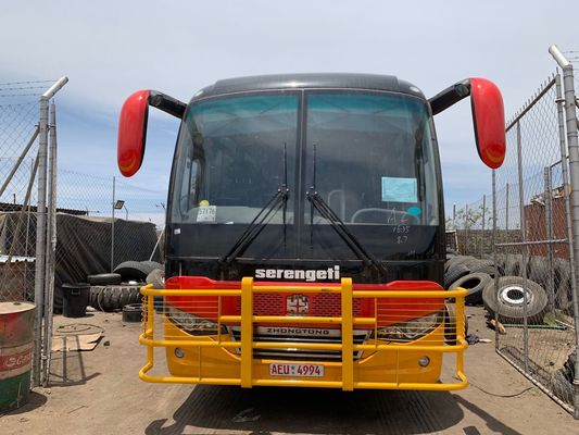 Ônibus de excursão usado cilindros dos assentos de RHD 6 Zhongtong LCK6118 49