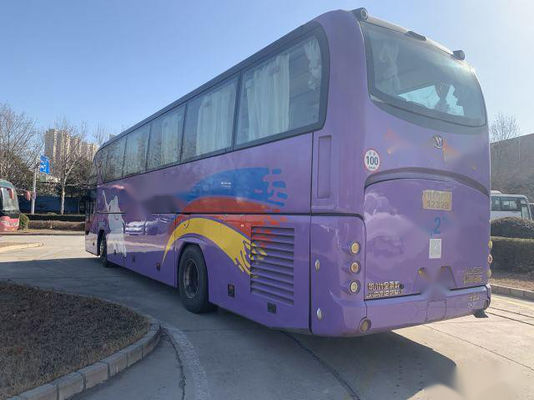 treinador usado assentos Bus Passenger Buses de Bus Euro IV do treinador de Youngman JNP6121 55 da altura de 3.8m