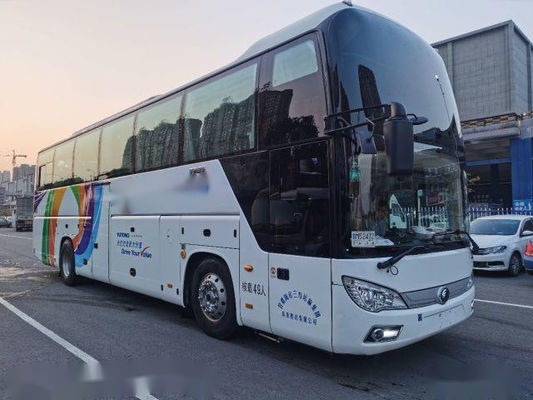 Ônibus usados assentos do passageiro Zk6118 336kw 49 Yutong chassi Weichai 336kw da bolsa a ar de 2017 anos