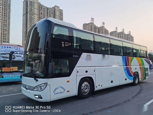 Ônibus usados assentos do passageiro Zk6118 336kw 49 Yutong chassi Weichai 336kw da bolsa a ar de 2017 anos