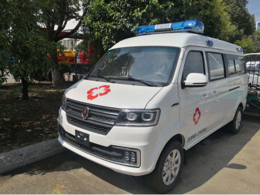 Ambulância Turbocharged da emergência da distância entre o eixo dianteira e traseira da ambulância 2945mm de Jinbei Goldcup